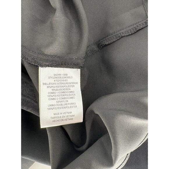 SACHIN + BABI “Kelli” Off-the-Shoulder Gown in Blue and Black – Size 0 NWT - Picture 7 of 9